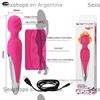 Vibrador microfono. Con 48 grados de calor en la cabeza. 7 funciones. Carga USB